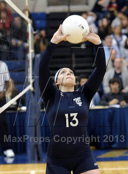 Thumbnail 3 in Turlock Christian vs. Stone Ridge Christian (CIF SJS D6 Final) photogallery.