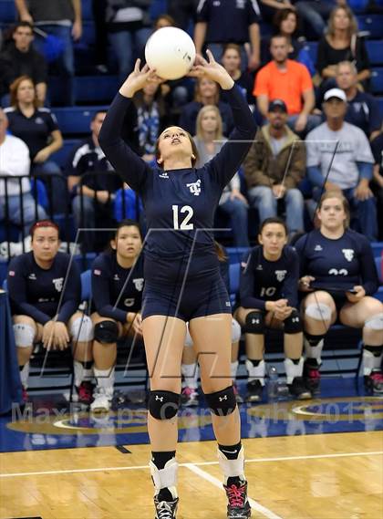 Thumbnail 1 in Turlock Christian vs. Stone Ridge Christian (CIF SJS D6 Final) photogallery.