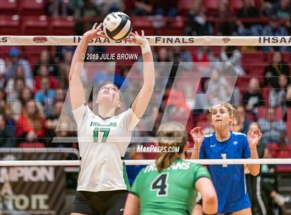Thumbnail 1 in New Castle vs. Hamilton Southeastern (IHSAA 4A State Final) photogallery.