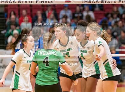 Thumbnail 3 in New Castle vs. Hamilton Southeastern (IHSAA 4A State Final) photogallery.