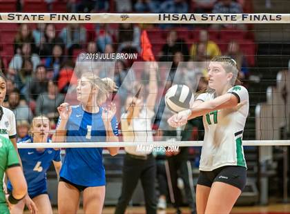 Thumbnail 3 in New Castle vs. Hamilton Southeastern (IHSAA 4A State Final) photogallery.