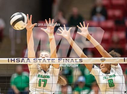 Thumbnail 3 in New Castle vs. Hamilton Southeastern (IHSAA 4A State Final) photogallery.