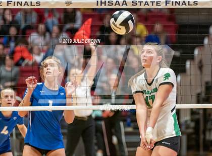 Thumbnail 1 in New Castle vs. Hamilton Southeastern (IHSAA 4A State Final) photogallery.
