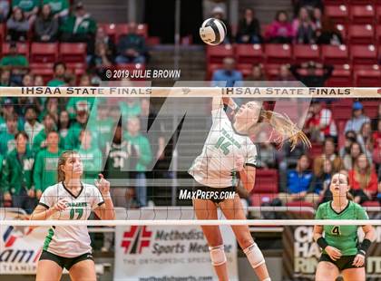 Thumbnail 3 in New Castle vs. Hamilton Southeastern (IHSAA 4A State Final) photogallery.