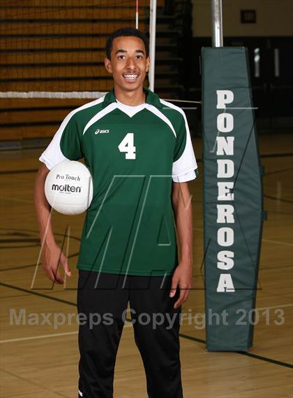 Thumbnail 3 in Ponderosa Varsity Boys Volleyball Team and Individual Photos photogallery.