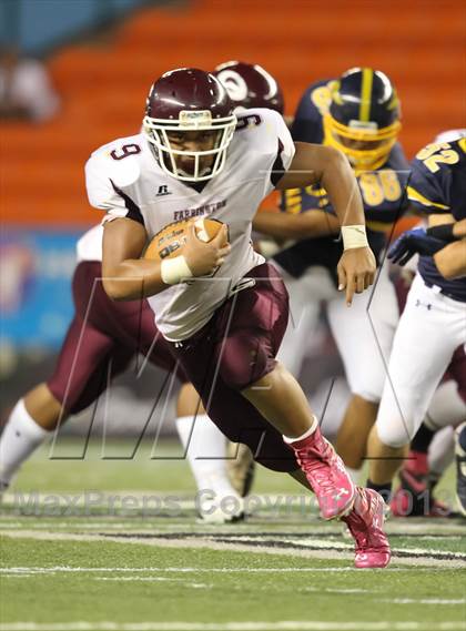 Thumbnail 2 in Punahou vs. Farrington (HHSAA D1 Semifinal) photogallery.