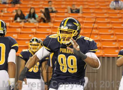 Thumbnail 3 in Punahou vs. Farrington (HHSAA D1 Semifinal) photogallery.