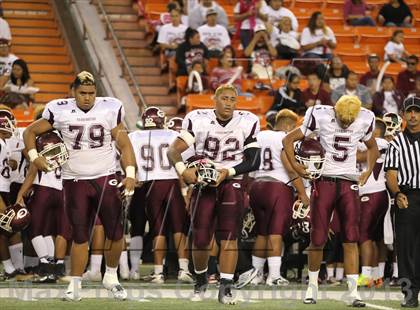 Thumbnail 2 in Punahou vs. Farrington (HHSAA D1 Semifinal) photogallery.