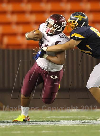 Thumbnail 3 in Punahou vs. Farrington (HHSAA D1 Semifinal) photogallery.
