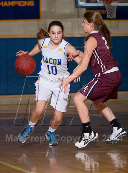 Thumbnail 2 in Bacon Academy vs.  East Lyme photogallery.
