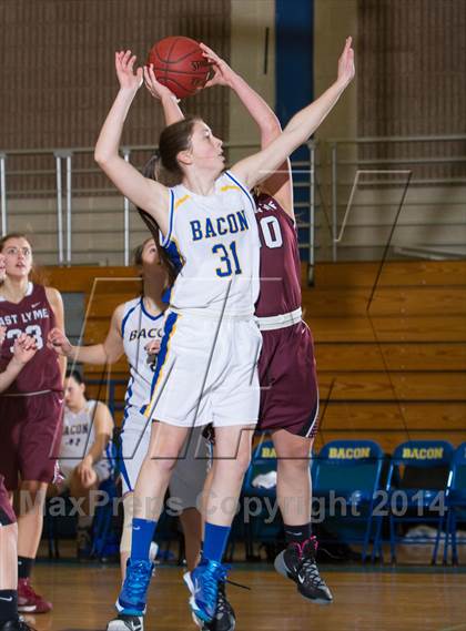 Thumbnail 1 in Bacon Academy vs.  East Lyme photogallery.