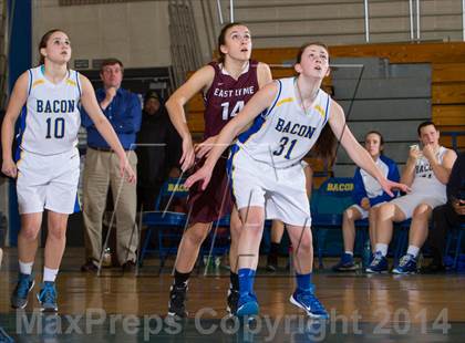 Thumbnail 3 in Bacon Academy vs.  East Lyme photogallery.