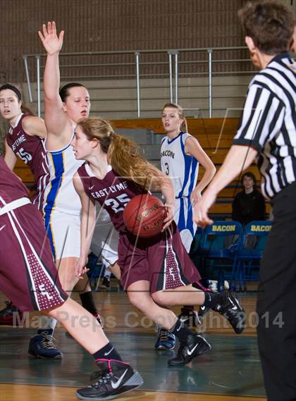 Thumbnail 3 in Bacon Academy vs.  East Lyme photogallery.