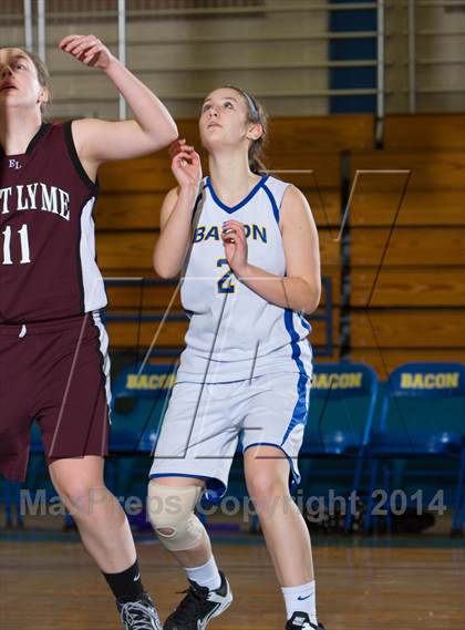 Thumbnail 2 in Bacon Academy vs.  East Lyme photogallery.