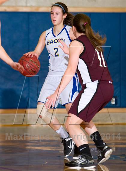 Thumbnail 2 in Bacon Academy vs.  East Lyme photogallery.