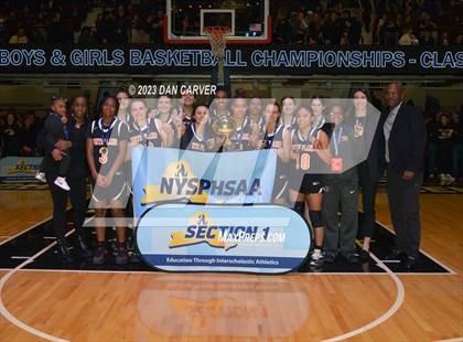 Thumbnail 3 in White Plains vs. Albertus Magnus (NYSPHSAA Section 1 Class 2A Final) photogallery.