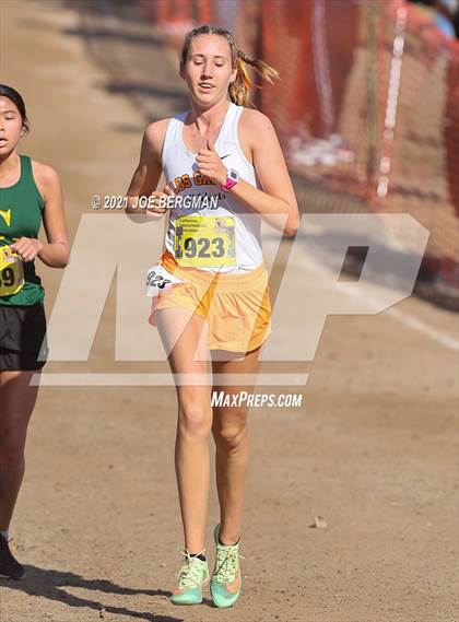 Thumbnail 1 in CIF State Cross Country Championships (Girls D1 Race) photogallery.