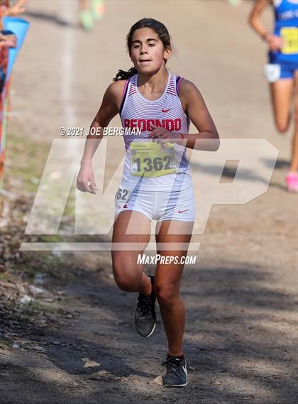 Thumbnail 2 in CIF State Cross Country Championships (Girls D1 Race) photogallery.