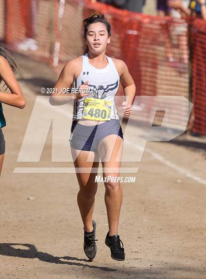Thumbnail 3 in CIF State Cross Country Championships (Girls D1 Race) photogallery.