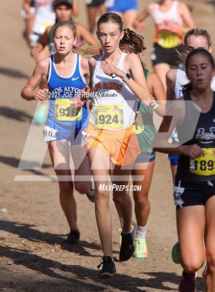 Thumbnail 3 in CIF State Cross Country Championships (Girls D1 Race) photogallery.
