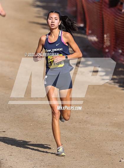 Thumbnail 3 in CIF State Cross Country Championships (Girls D1 Race) photogallery.