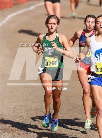Thumbnail 2 in CIF State Cross Country Championships (Girls D1 Race) photogallery.