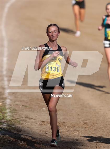 Thumbnail 1 in CIF State Cross Country Championships (Girls D1 Race) photogallery.