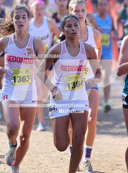 Thumbnail 2 in CIF State Cross Country Championships (Girls D1 Race) photogallery.