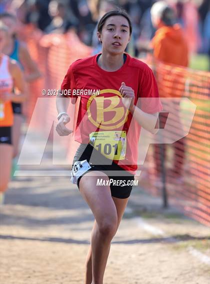 Thumbnail 3 in CIF State Cross Country Championships (Girls D1 Race) photogallery.