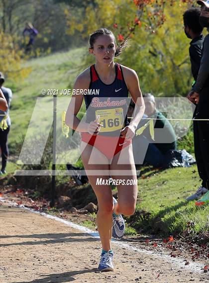 Thumbnail 1 in CIF State Cross Country Championships (Girls D1 Race) photogallery.