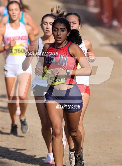 Thumbnail 2 in CIF State Cross Country Championships (Girls D1 Race) photogallery.
