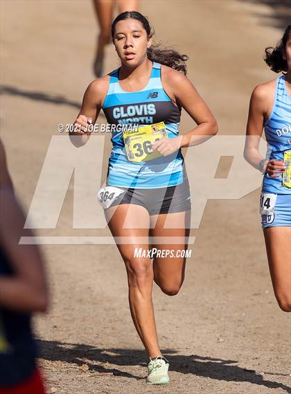 Thumbnail 1 in CIF State Cross Country Championships (Girls D1 Race) photogallery.