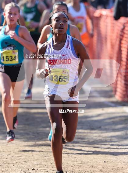 Thumbnail 3 in CIF State Cross Country Championships (Girls D1 Race) photogallery.