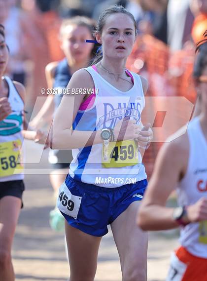 Thumbnail 2 in CIF State Cross Country Championships (Girls D1 Race) photogallery.