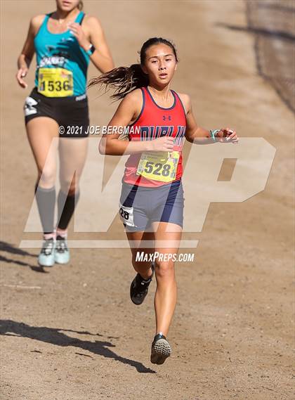 Thumbnail 3 in CIF State Cross Country Championships (Girls D1 Race) photogallery.