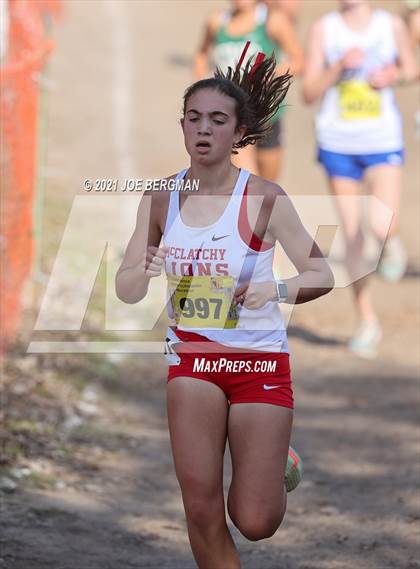 Thumbnail 2 in CIF State Cross Country Championships (Girls D1 Race) photogallery.