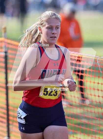 Thumbnail 3 in CIF State Cross Country Championships (Girls D1 Race) photogallery.