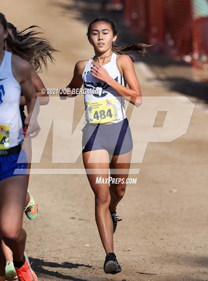 Thumbnail 3 in CIF State Cross Country Championships (Girls D1 Race) photogallery.