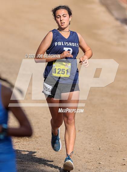 Thumbnail 1 in CIF State Cross Country Championships (Girls D1 Race) photogallery.