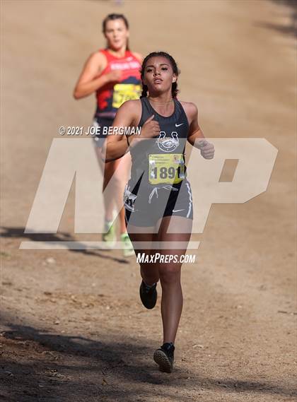 Thumbnail 2 in CIF State Cross Country Championships (Girls D1 Race) photogallery.
