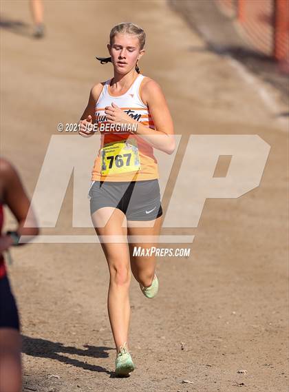 Thumbnail 2 in CIF State Cross Country Championships (Girls D1 Race) photogallery.
