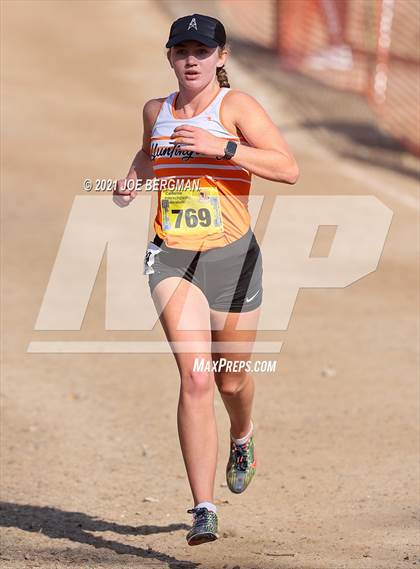 Thumbnail 2 in CIF State Cross Country Championships (Girls D1 Race) photogallery.