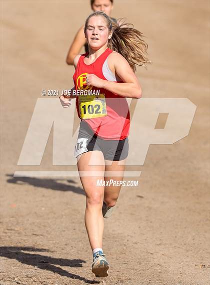 Thumbnail 3 in CIF State Cross Country Championships (Girls D1 Race) photogallery.