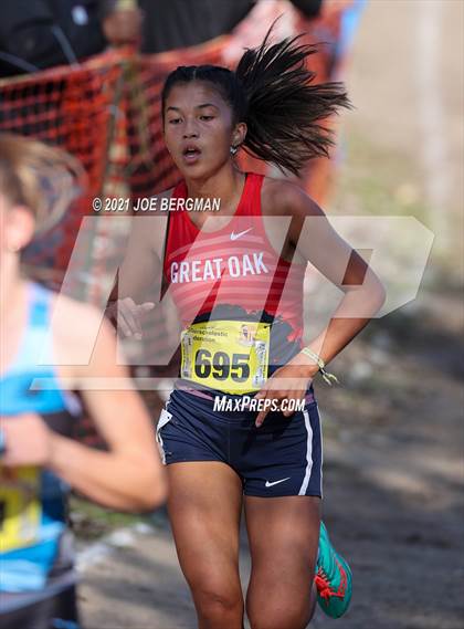 Thumbnail 3 in CIF State Cross Country Championships (Girls D1 Race) photogallery.