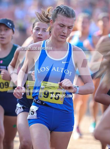 Thumbnail 1 in CIF State Cross Country Championships (Girls D1 Race) photogallery.