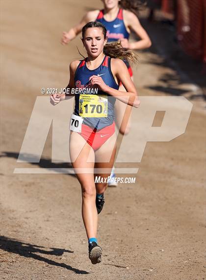 Thumbnail 3 in CIF State Cross Country Championships (Girls D1 Race) photogallery.