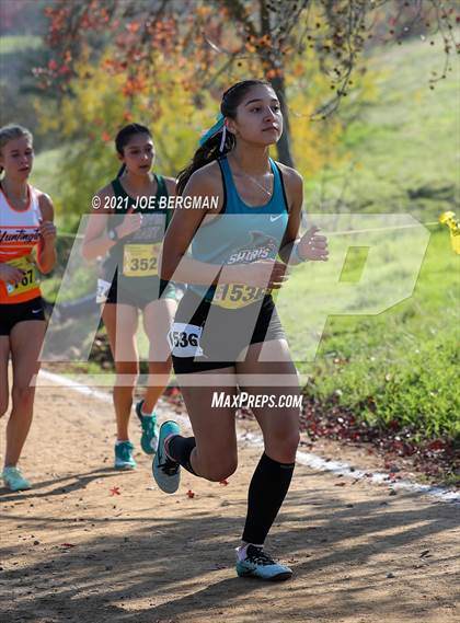 Thumbnail 3 in CIF State Cross Country Championships (Girls D1 Race) photogallery.
