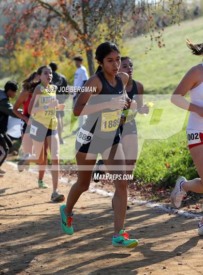 Thumbnail 3 in CIF State Cross Country Championships (Girls D1 Race) photogallery.