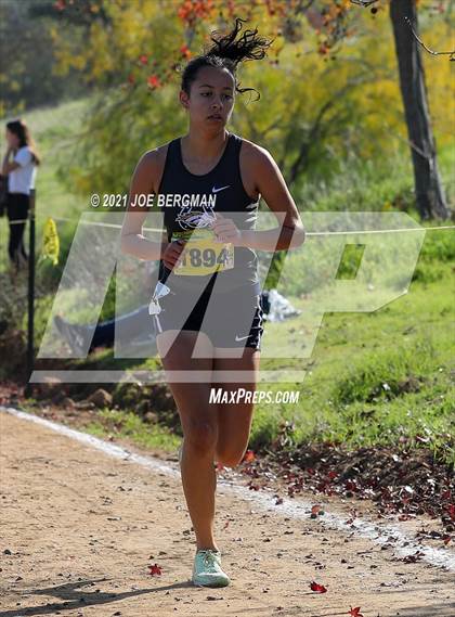 Thumbnail 1 in CIF State Cross Country Championships (Girls D1 Race) photogallery.