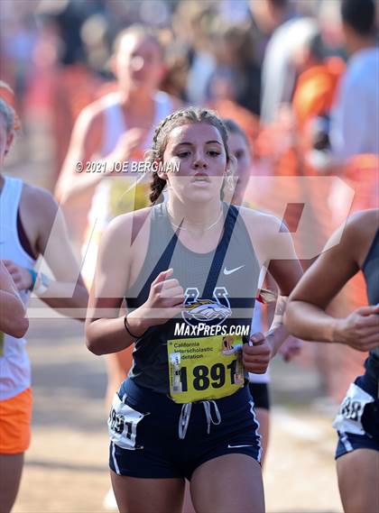 Thumbnail 2 in CIF State Cross Country Championships (Girls D1 Race) photogallery.
